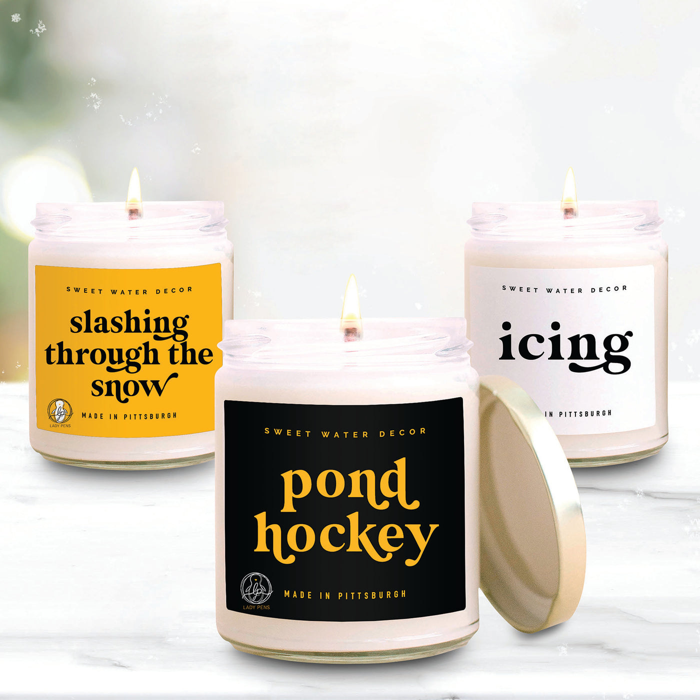 Pittsburgh Penguins Foundation Soy Candles