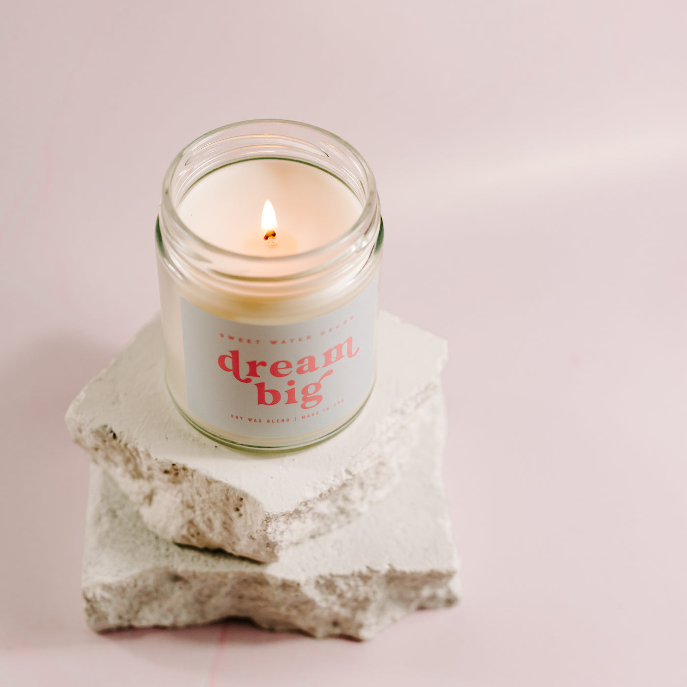 Dream Big Soy Candle - Clear Jar - 9 oz