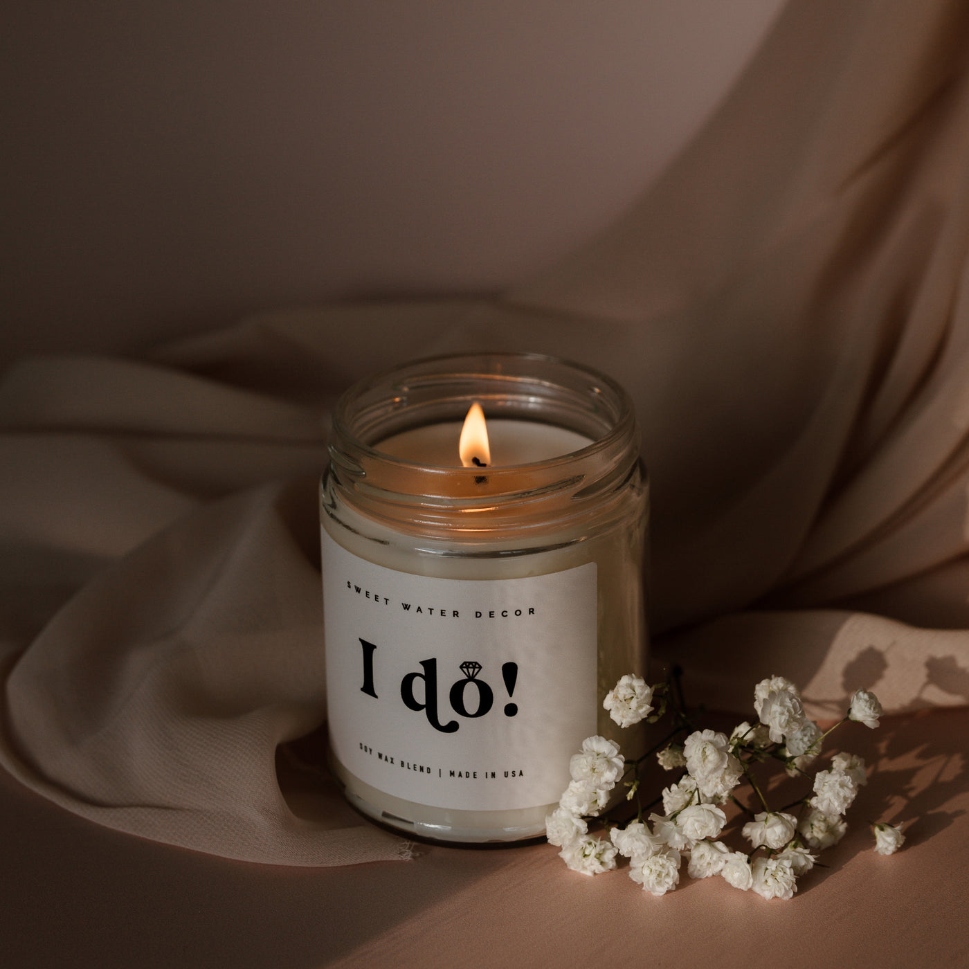 I Do! Soy Candle - Clear Jar - 9 oz