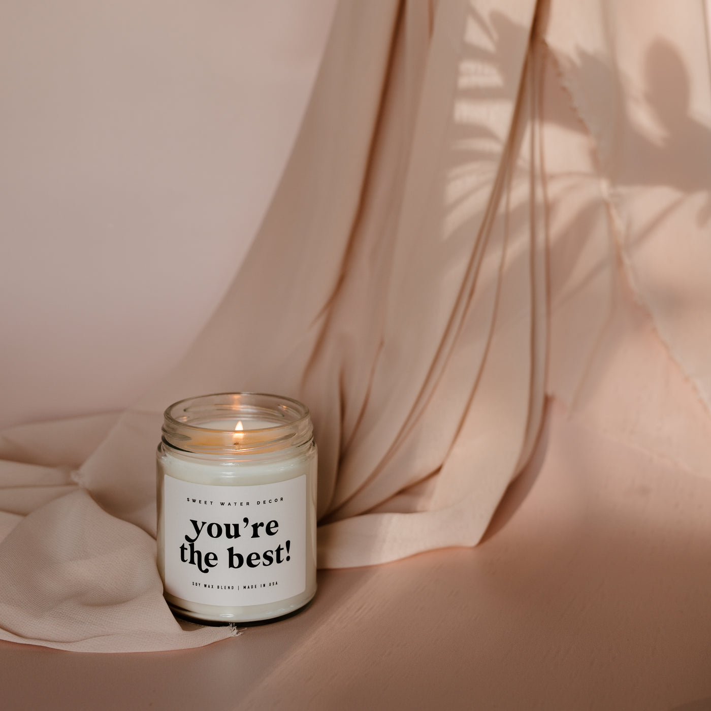 You're The Best! Soy Candle - Clear Jar - 9 oz