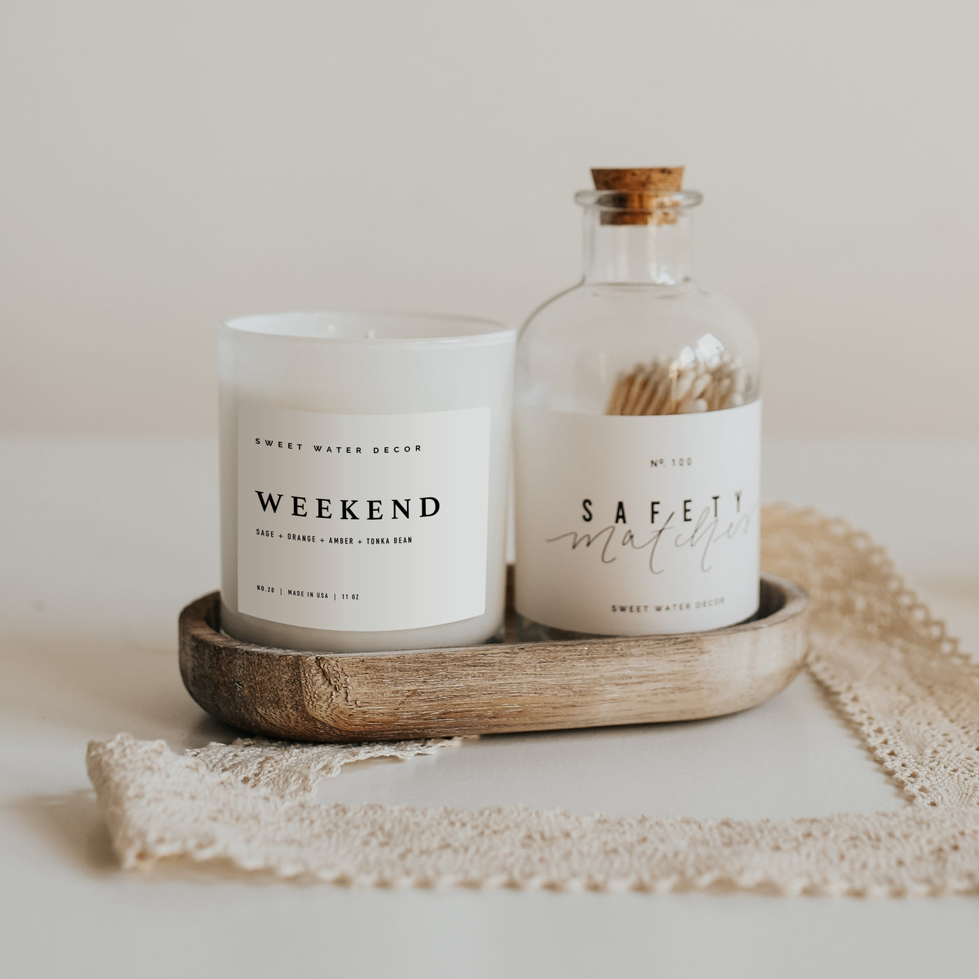 Weekend Soy Candle - White Jar - 11 oz