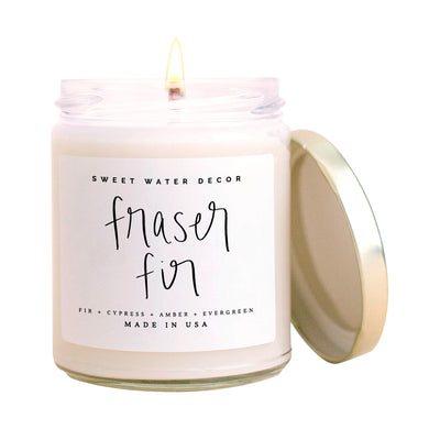 Fraser Fir Soy Candle - Clear Jar - 9 oz