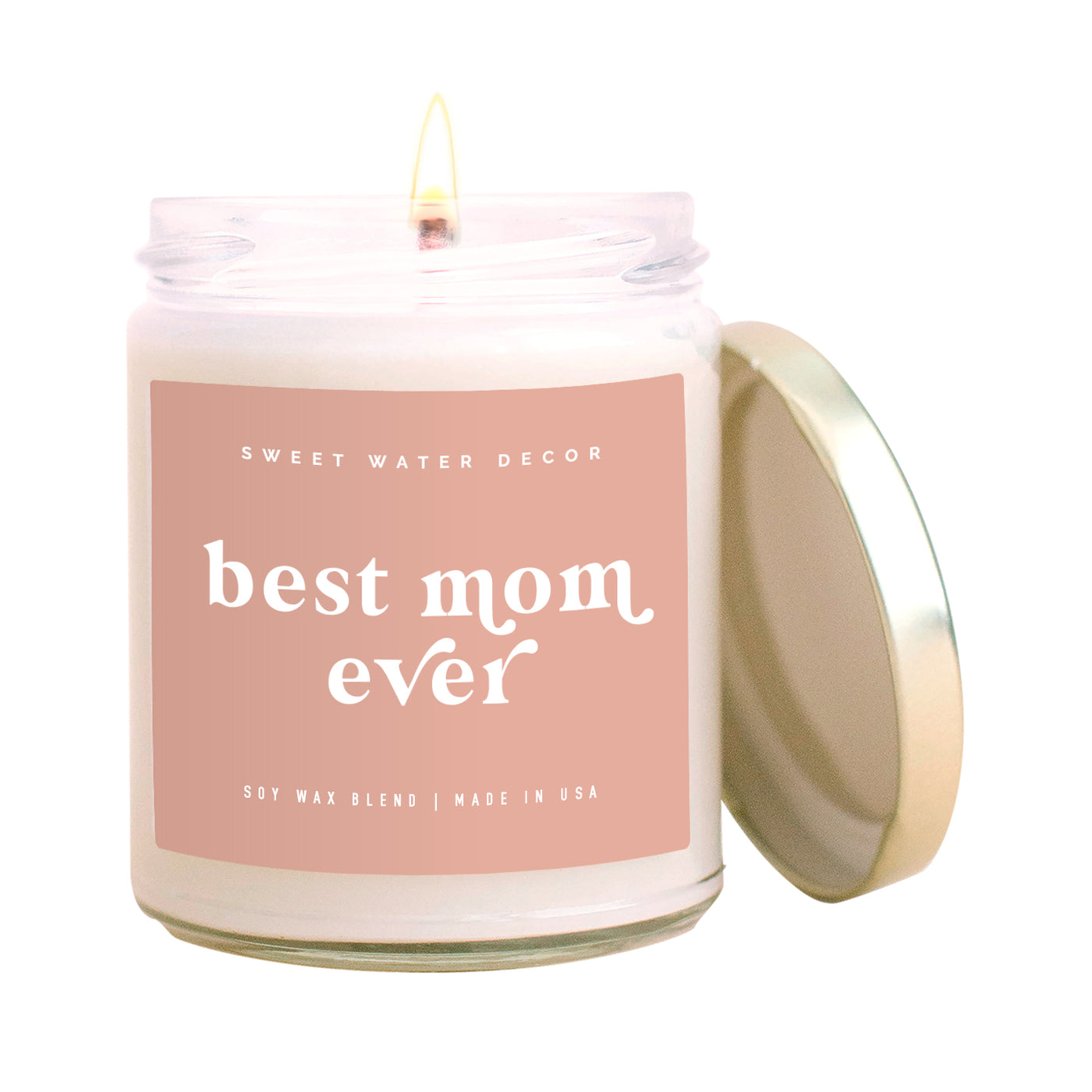 Best Mom Ever! Soy Candle - Clear Jar - 9 oz