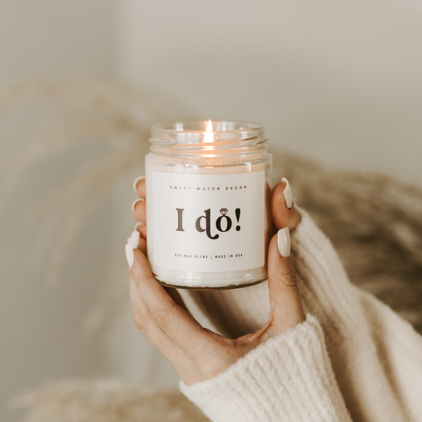 I Do! Soy Candle - Clear Jar - 9 oz