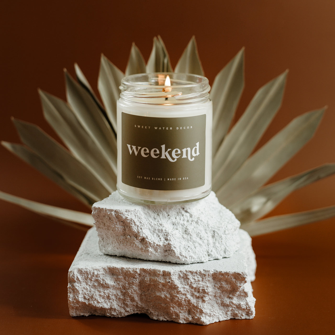 Weekend Soy Candle - Clear Jar - 9 oz