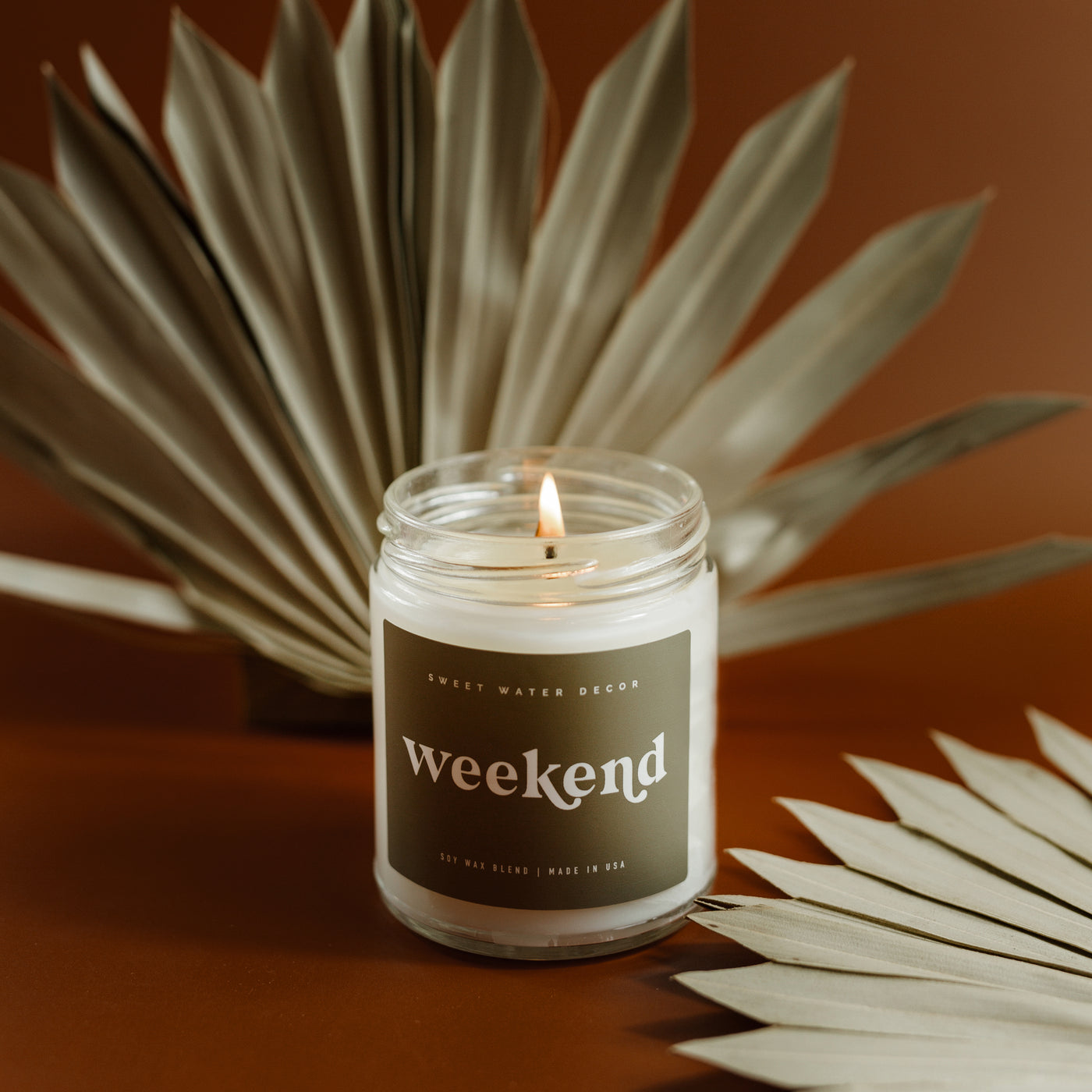 Weekend Soy Candle - Clear Jar - 9 oz